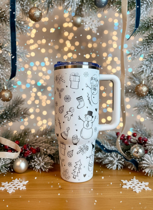 The Christmas Collection 40oz Stainless Steel Tumbler