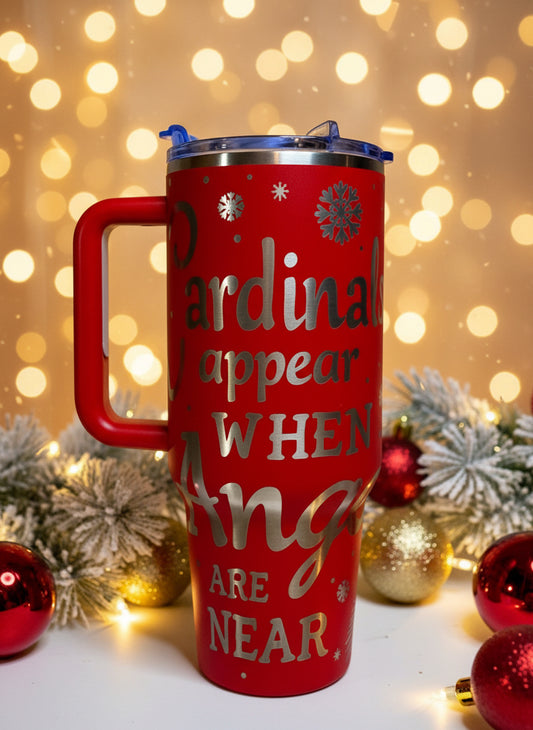 Cardinal 40oz Stainless Steel Tumbler - Hot Red