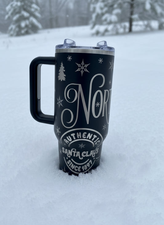 North Pole 40oz Stainless Steel Tumbler