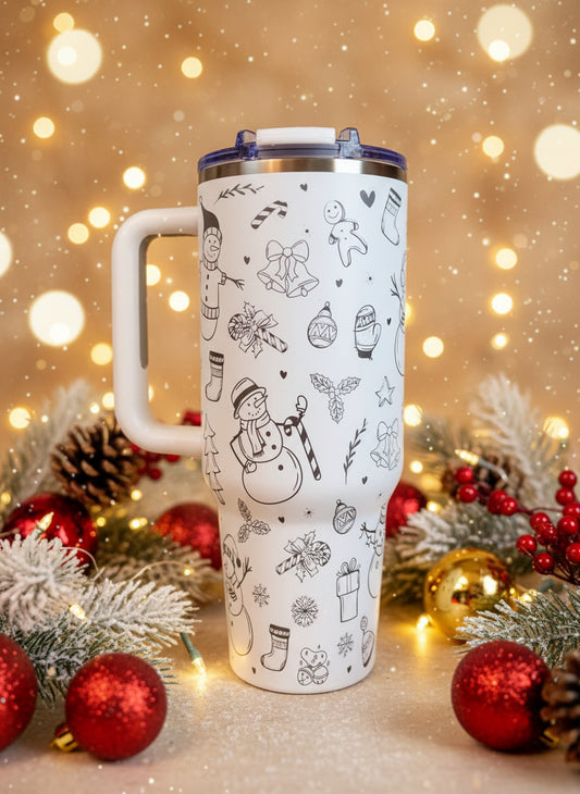 The Christmas Collection 40oz Stainless Steel Tumbler